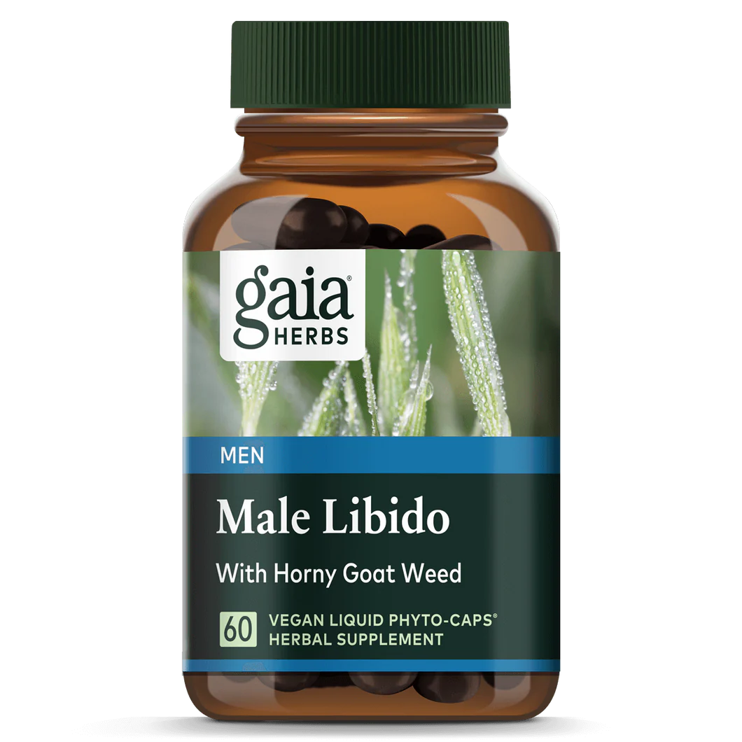 Gaia Herbs Male Libido, front of pack