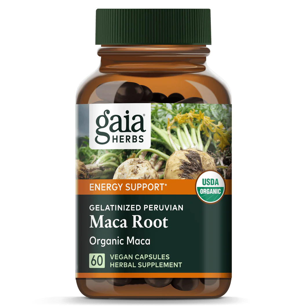 Gaia Herbs Maca Root, front of pack