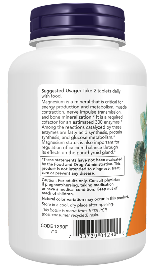 Image of Magnesium Citrate 200mg 100tabs suggested usage