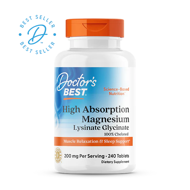 Image of High Absorption Magnesium Chelate (100mg Elemental) 240tabs