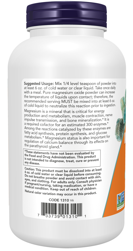 Image of Magnesium Oxide Pure Powder 227g suggested usage