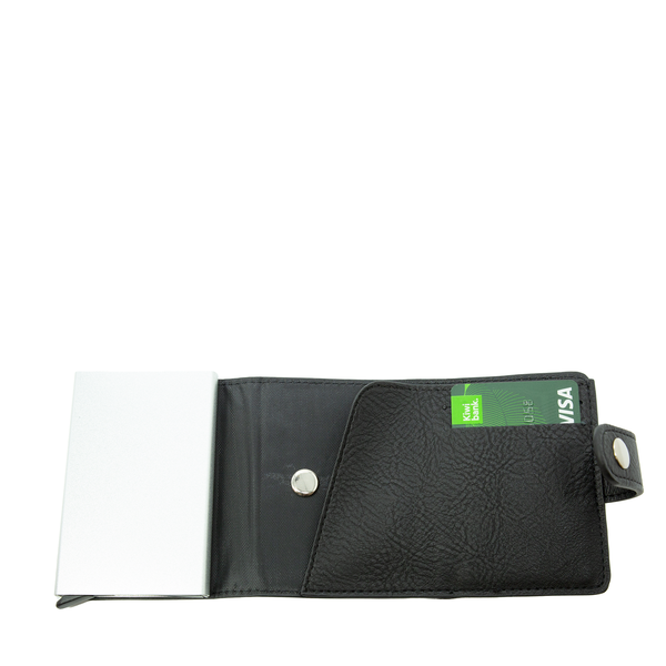 Mens Pop-Up Wallet 7x10cm Black