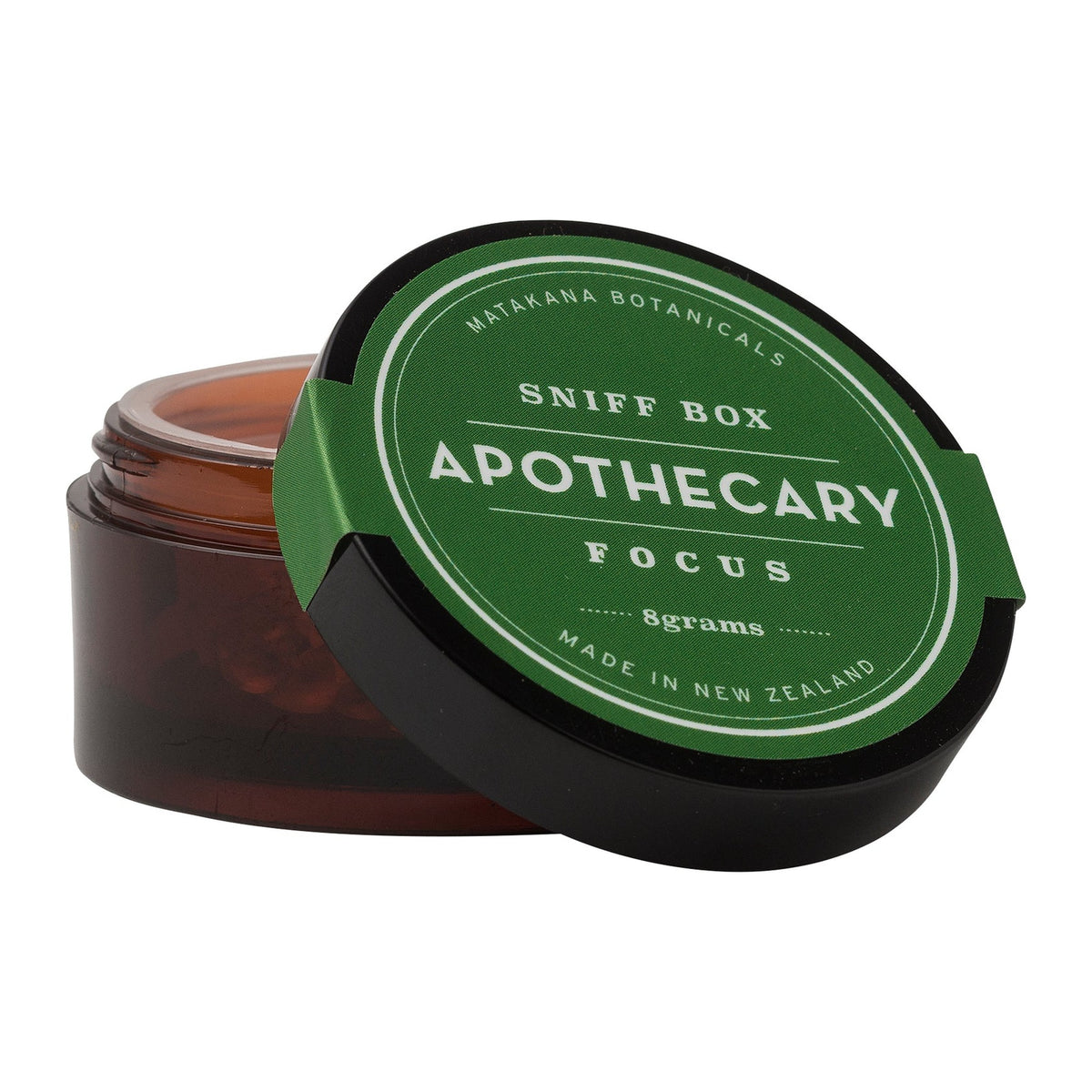 Apothecary Focus sniff box 8g, bergamot, lemon and cinnamon