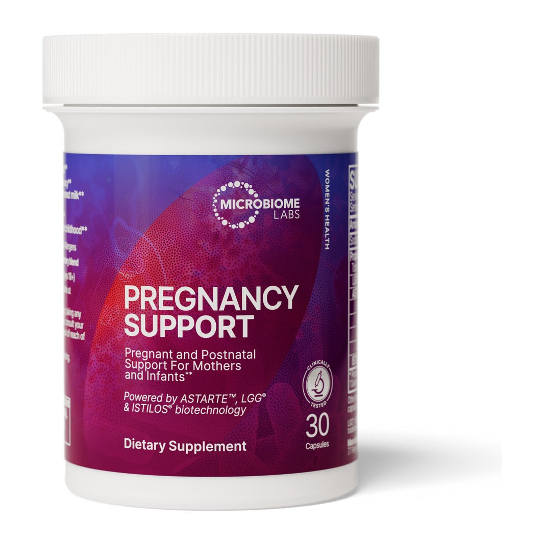 Microbiome Labs Pregnancy Support, front of pack