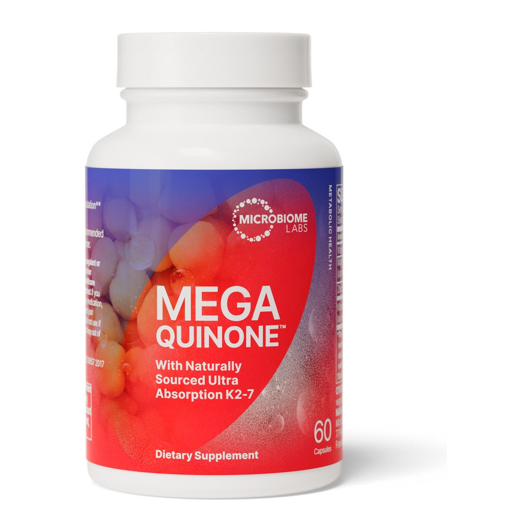 Microbiome Labs MegaQuinone K2-7, front of pack