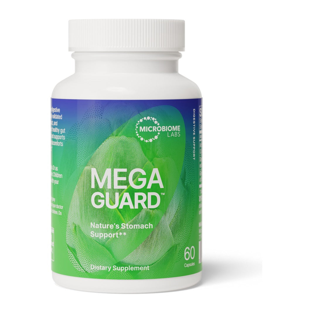 Microbiome Labs MegaGuard, front of pack