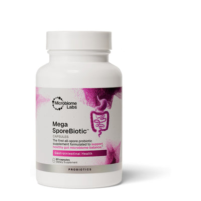 Microbiome Labs MegaSporeBiotic, front of pack