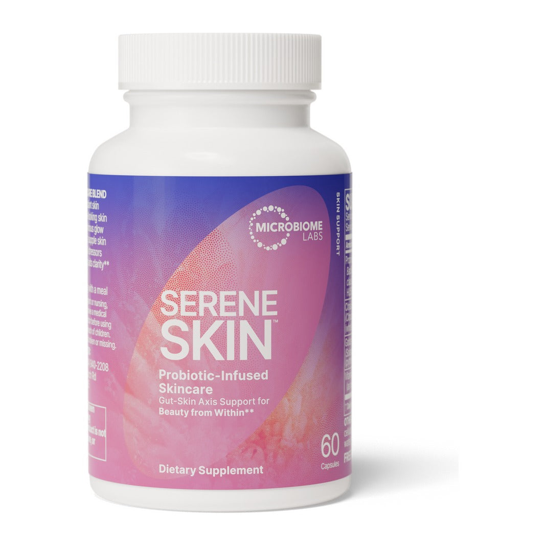 Microbiome Labs SereneSkin, front of pack