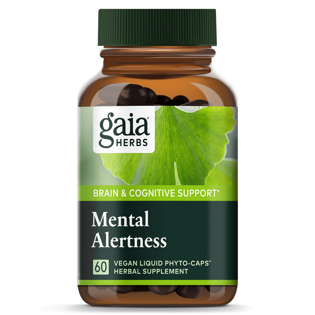 Gaia Herbs Mental Alertness, front of pack