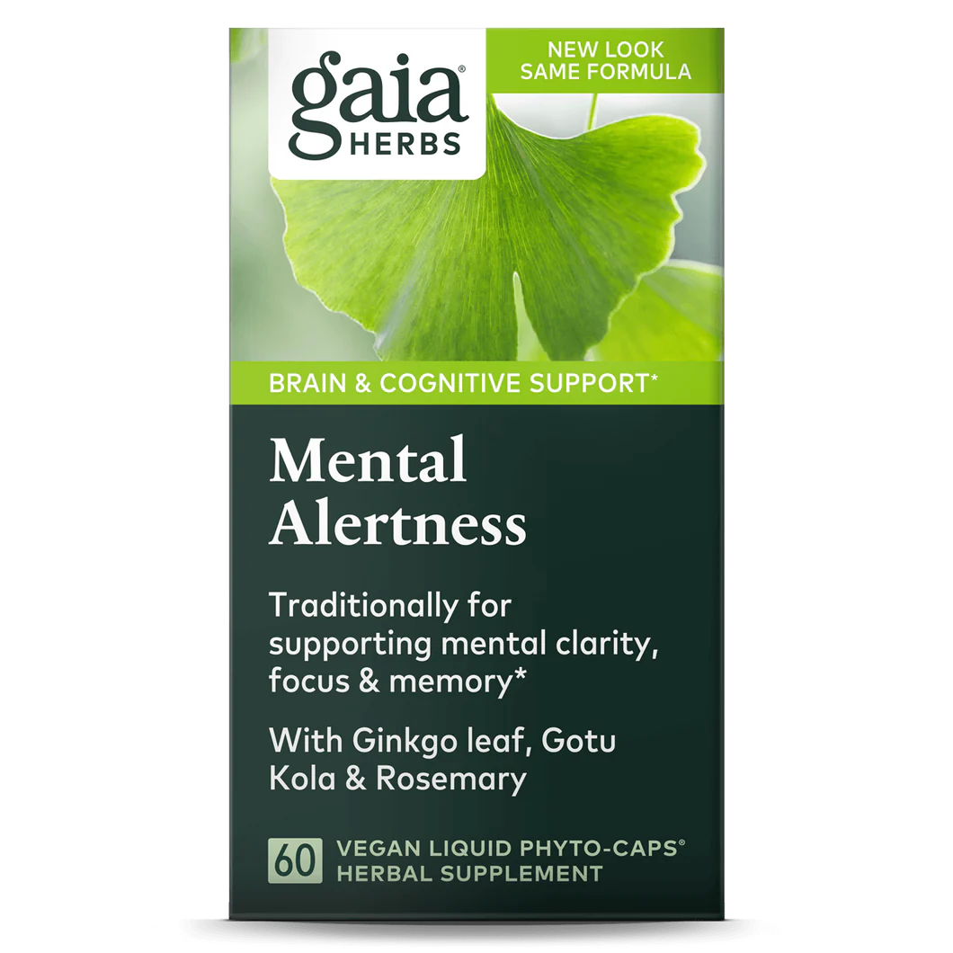 Gaia Herbs Mental Alertness, product photo