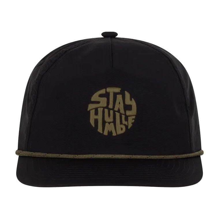 Kooringal Men's 5 Panel Cap Statements in Black, view 2