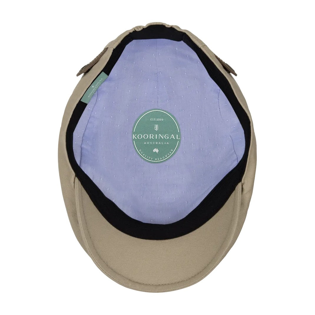 Kooringal Men's Driver Cap Baker in Tan, view 3