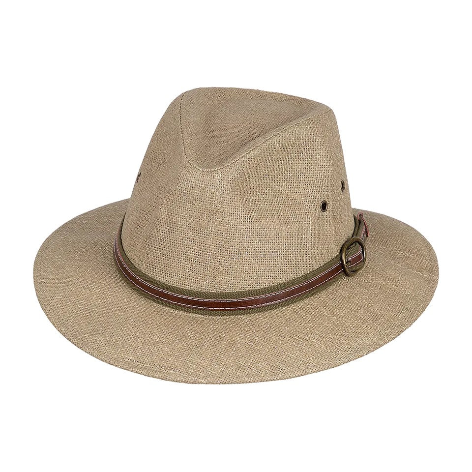 Kooringal Men's Drover Hat Manassa in Stone, front