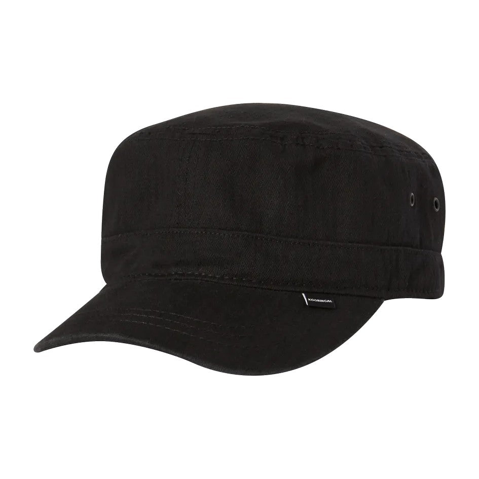 Kooringal Men's Mao Cap Ruben in Black, front