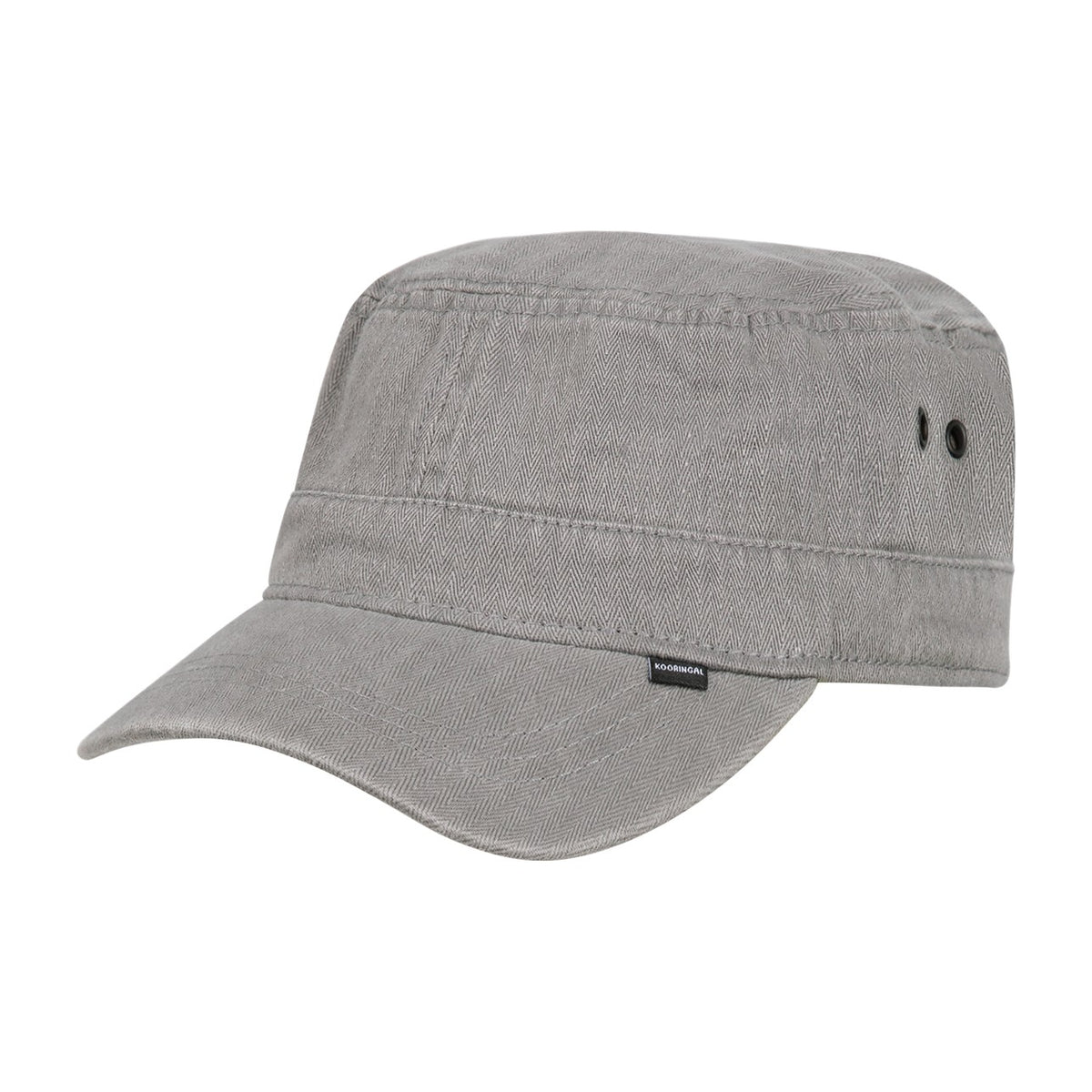 Kooringal Men's Mao Cap Ruben in Dark Grey, front