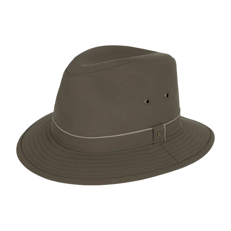 Kooringal Men's Mid Brim Hat Dalby in Olive, front