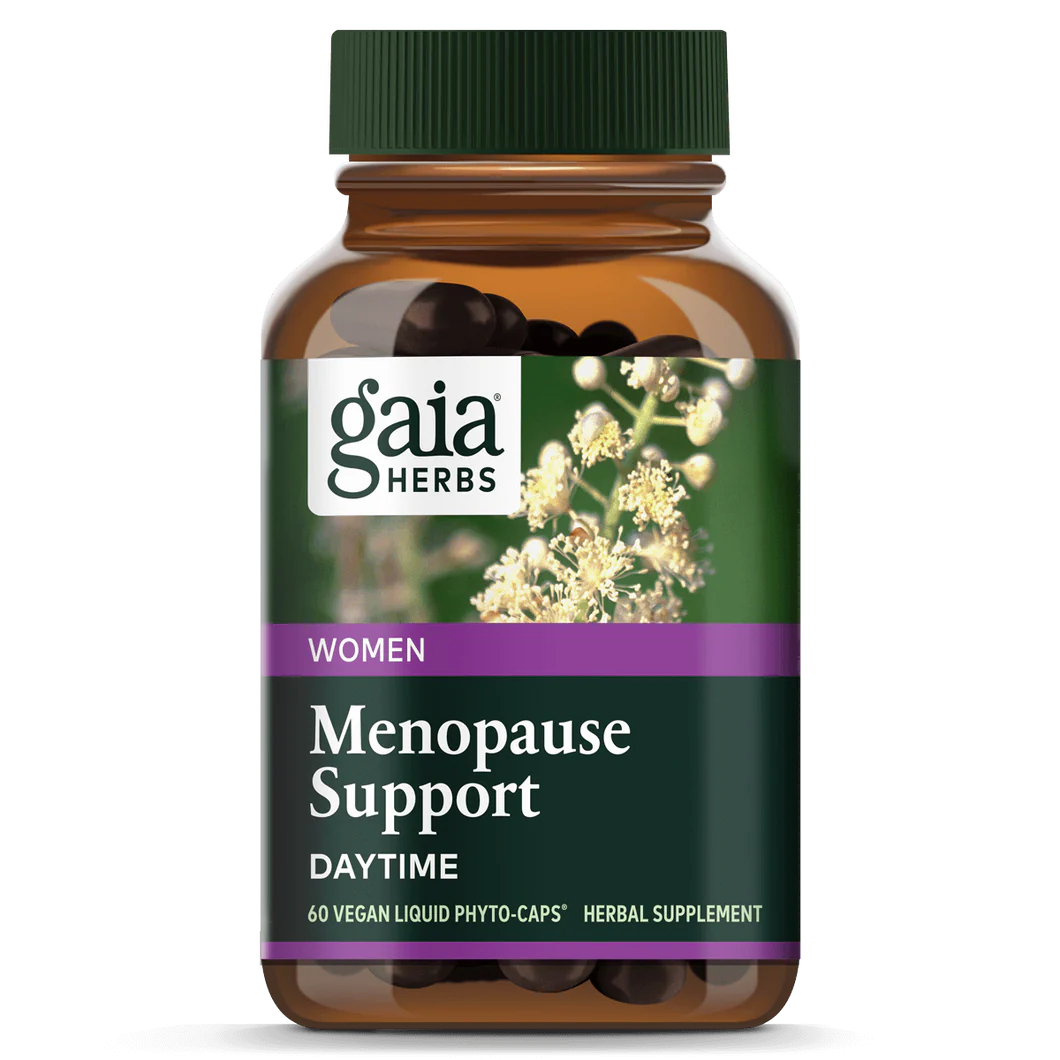 Gaia Herbs Menopause Support Daytime, front of pack