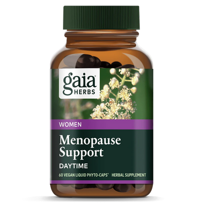 Gaia Herbs Menopause Support Daytime, front of pack