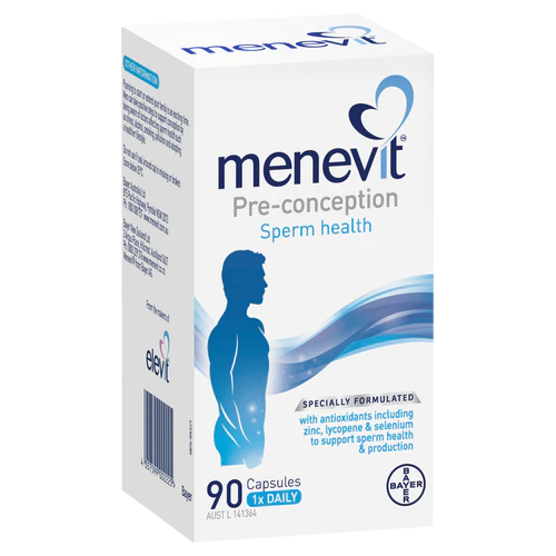 Menevit Male Fertility Supplement 90caps-Bayer-Matakana Pharmacy