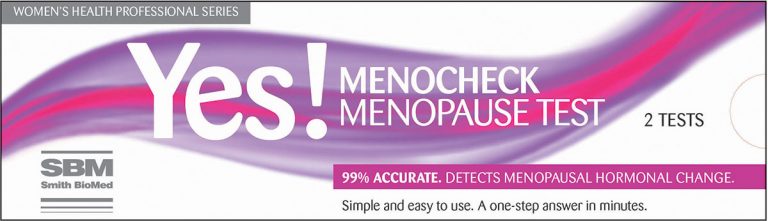 Image of menopause test kit