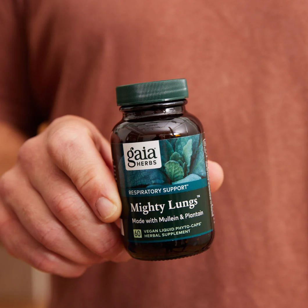 Gaia Herbs Mighty Lungs, product photo