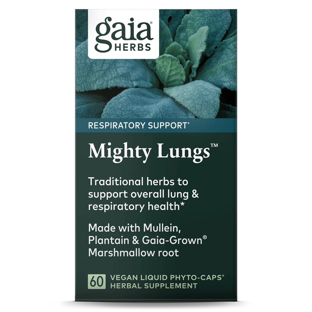 Gaia Herbs Mighty Lungs, product photo