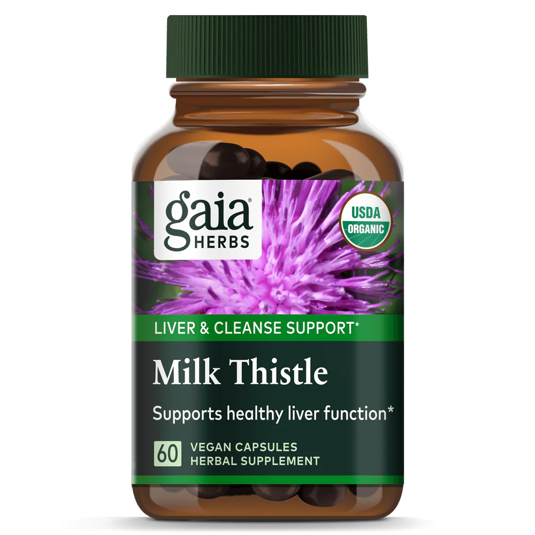 Gaia Herbs Milk Thistle, front of pack