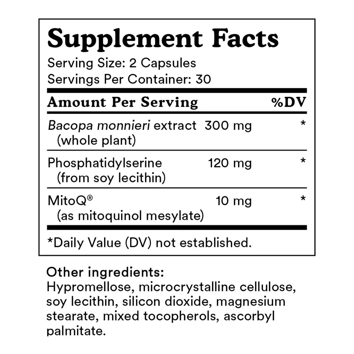 MitoQ Brain 60 Capsules-MitoQ-Matakana Pharmacy