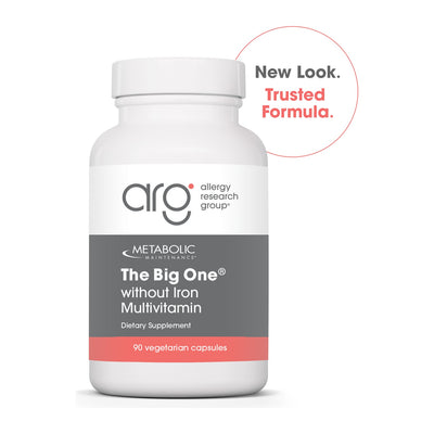 Metabolic Maintenance The Big One Without Iron, front of the bottle