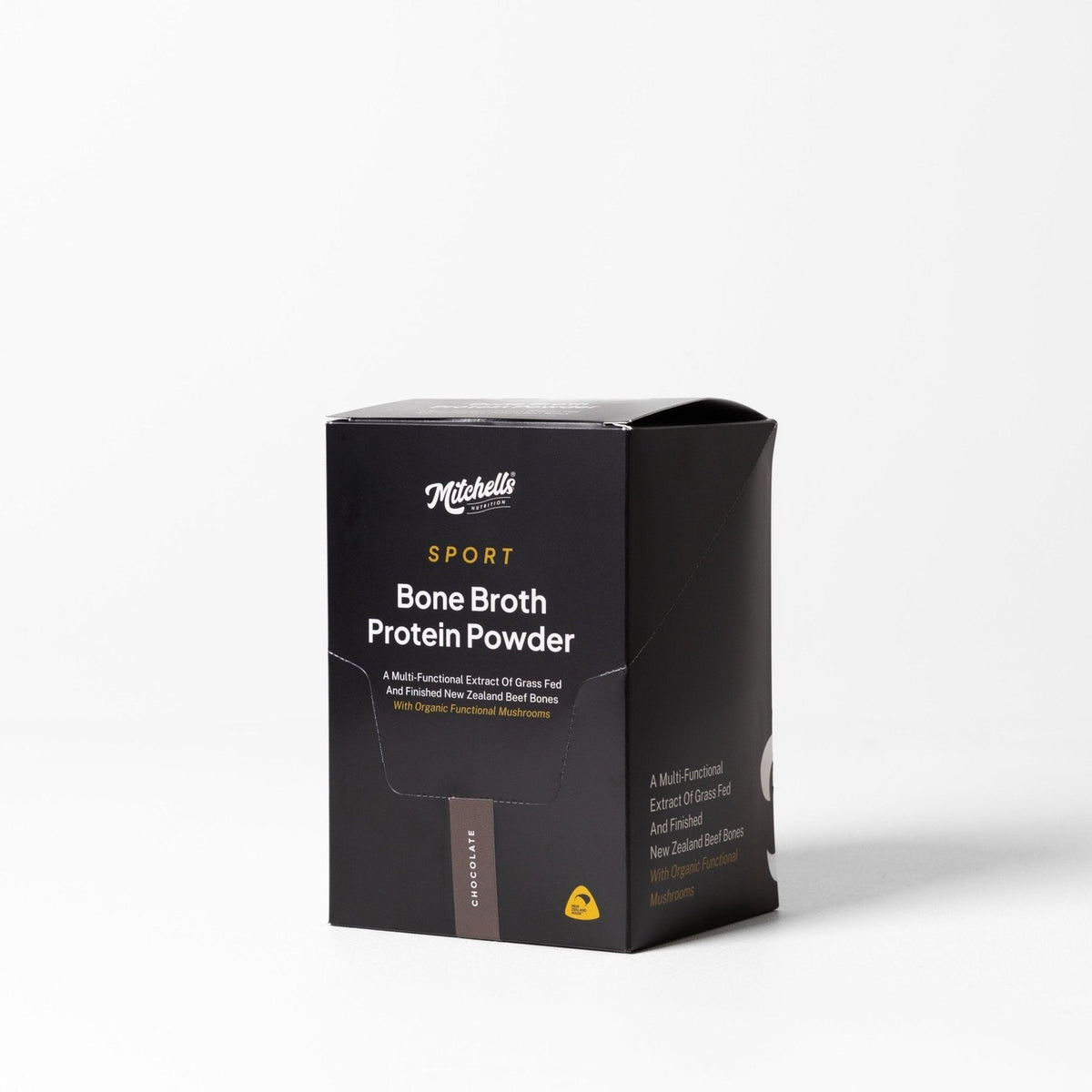 Sample Bone Broth SPORT Protein Powder Chocolate 30g, Mitchells Nutrition, image 3