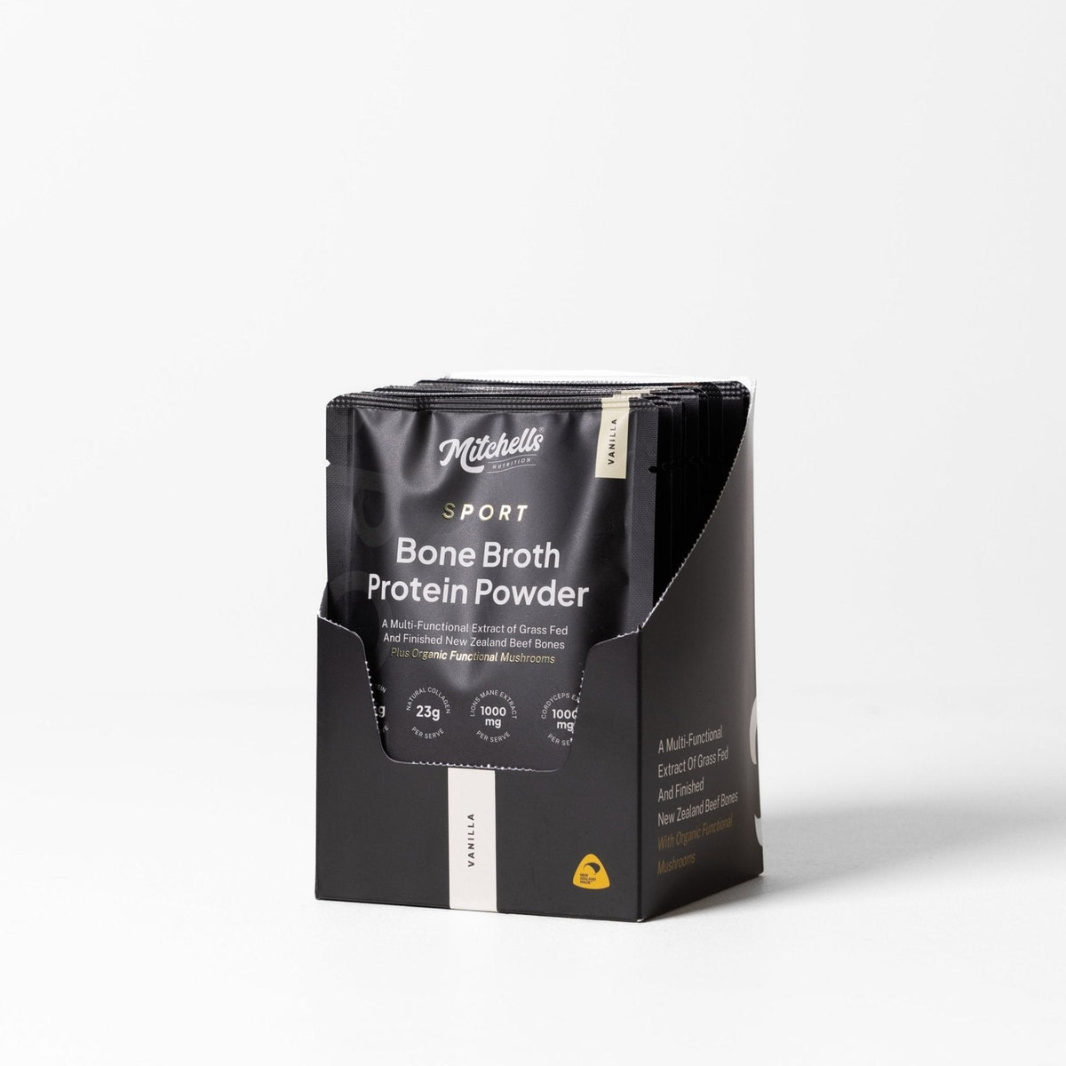 Sample Sport Bone Broth Protein Vanilla 30g, Mitchells Nutrition, image 2
