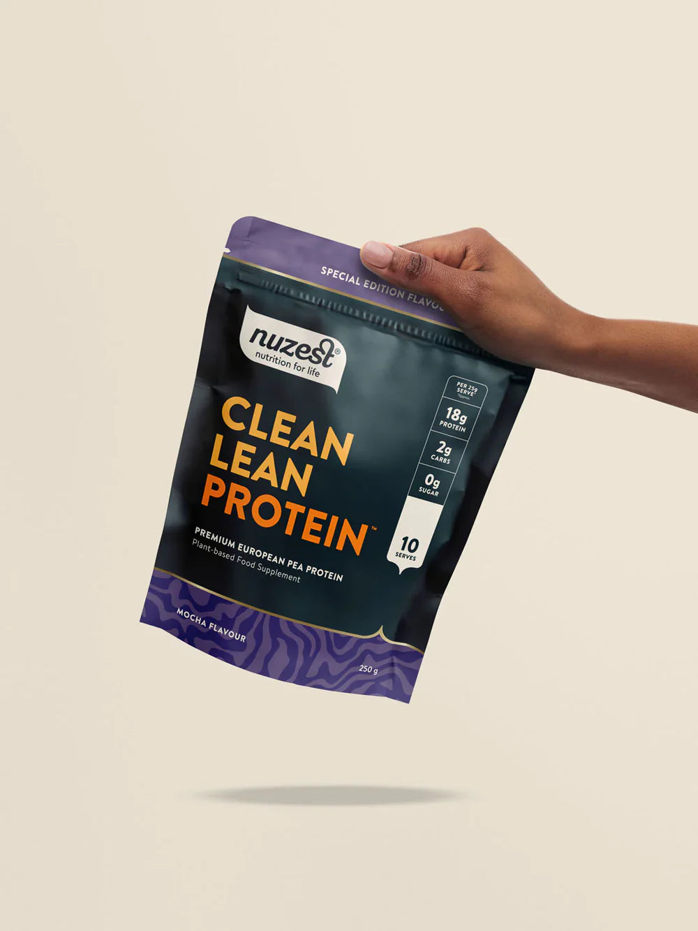 Image of NUZEST Clean Lean Protein Mocha 250g