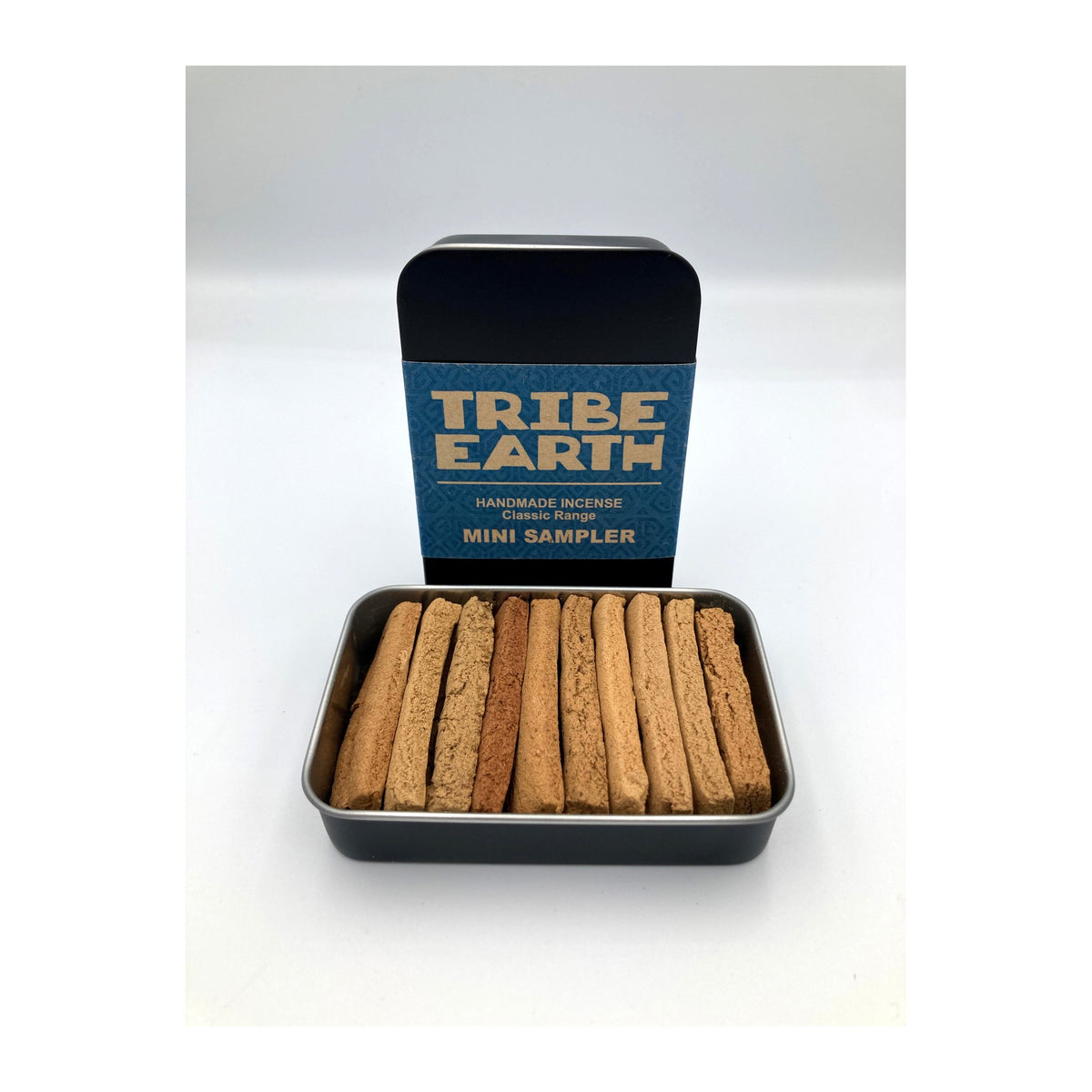 Mini Sampler Tin - Classic Range 10 Tiles tin, open and showing the incense tiles