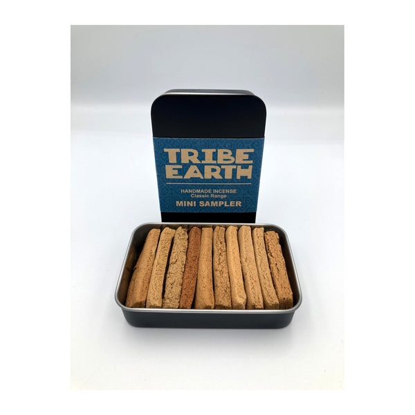 Mini Sampler Tin - Classic Range 10 Tiles tin, open and showing the incense tiles