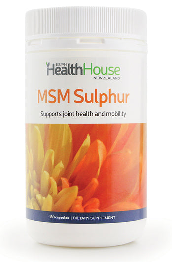 MSM Sulphur 180 Capsules-Matakana Pharmacy