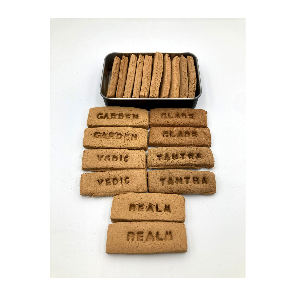 Mini Sampler Tin - Temple Blend Range 10 Tiles tin, alternative colourway