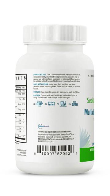 Image of multivitamin one methyl free 45 caps suggested use