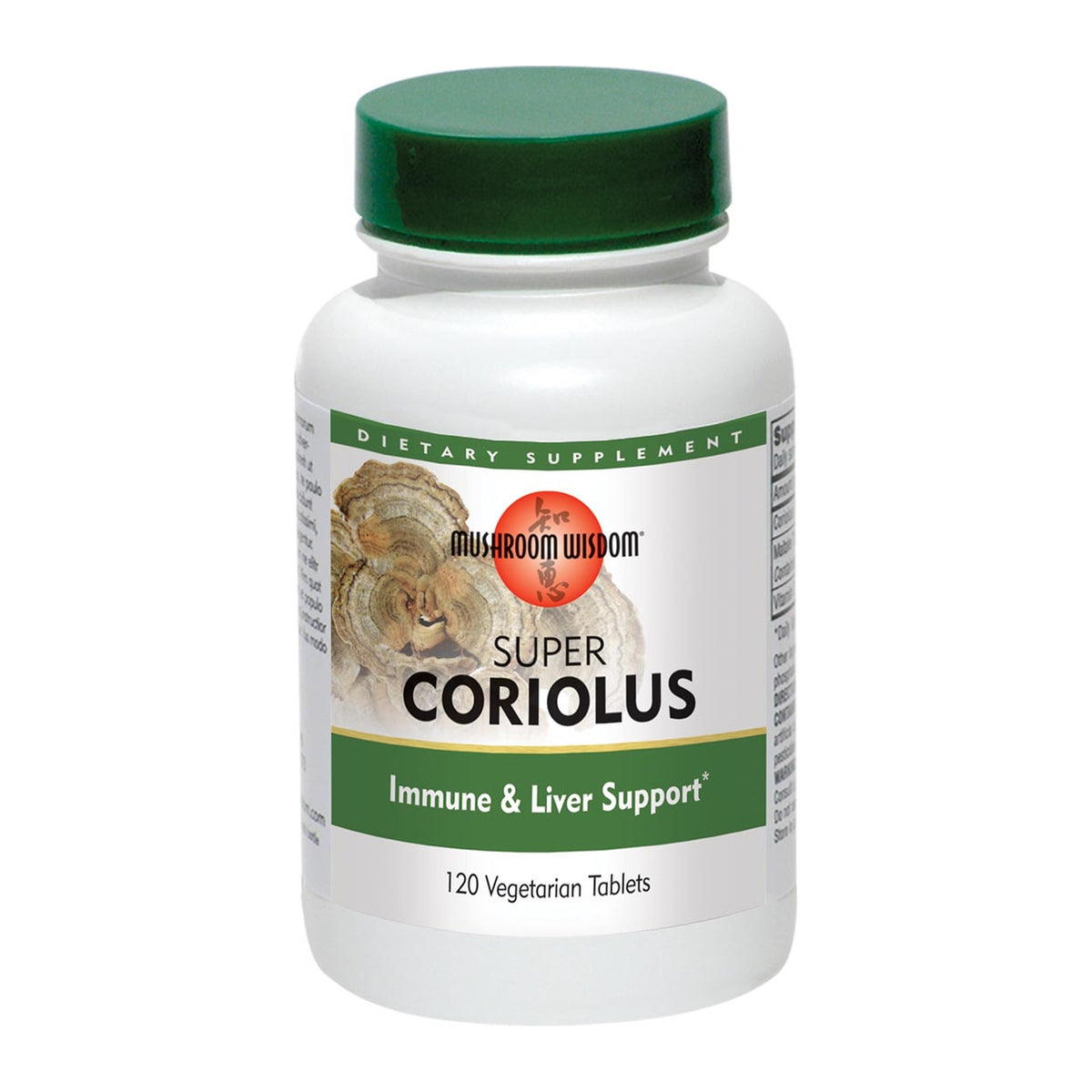 Mushroom Wisdom Super Coriolus, front of pack