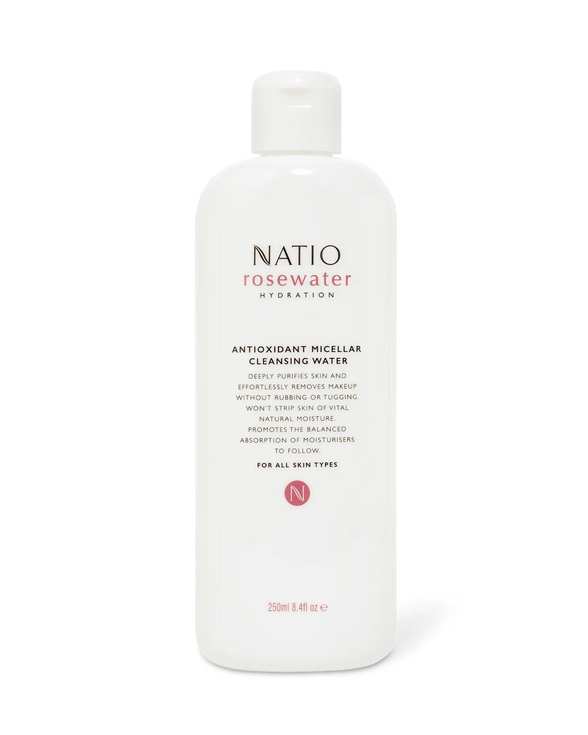 image of NATIO Rosewater Micellar Water 250ml