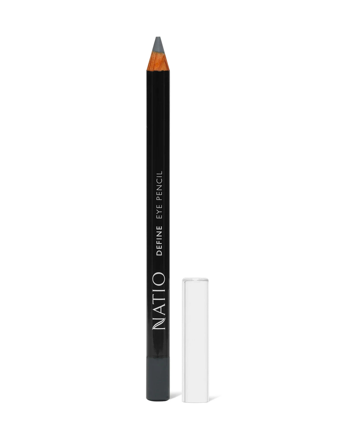 Image of natio define eye pencil in steel grey colour
