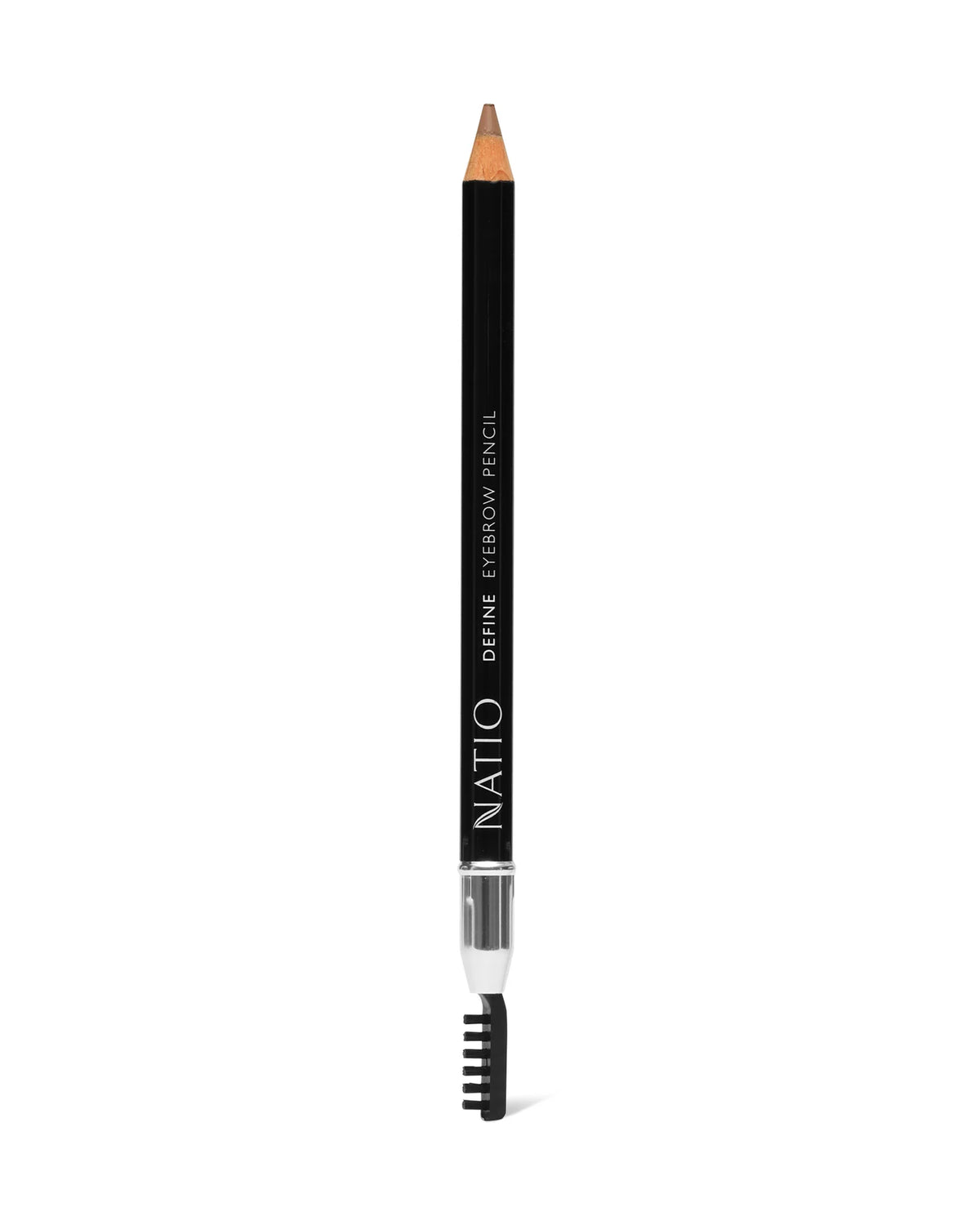 Image of natio define eye brow pencil in light brown
