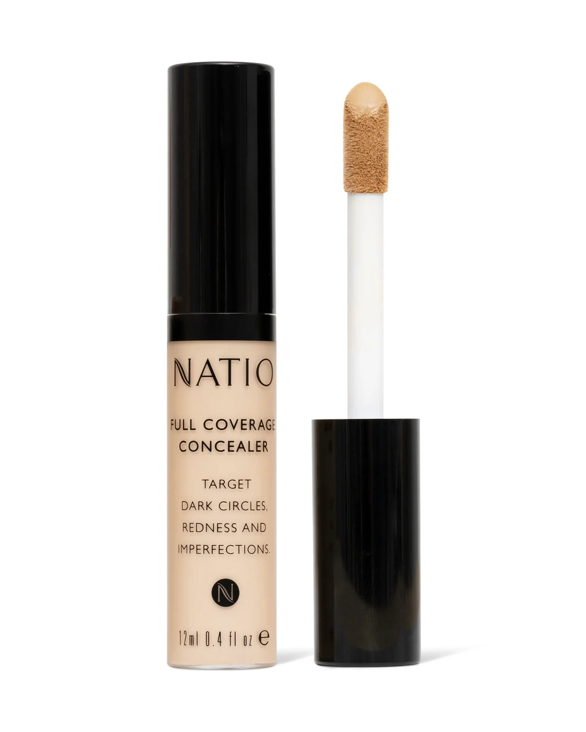 Image of natio full coverage concealer in light colour