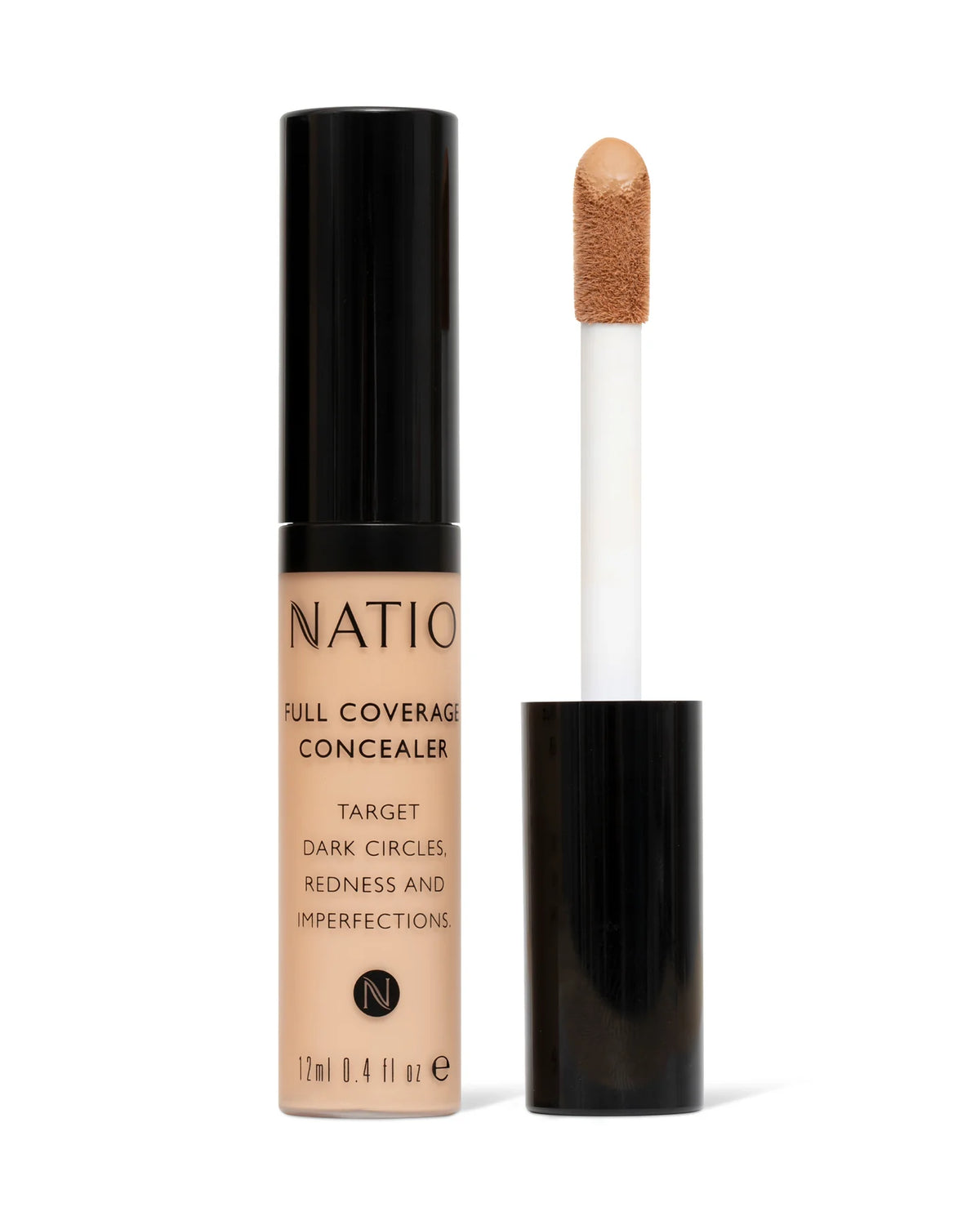 Image of natio full coverage concealer in dark medium colour