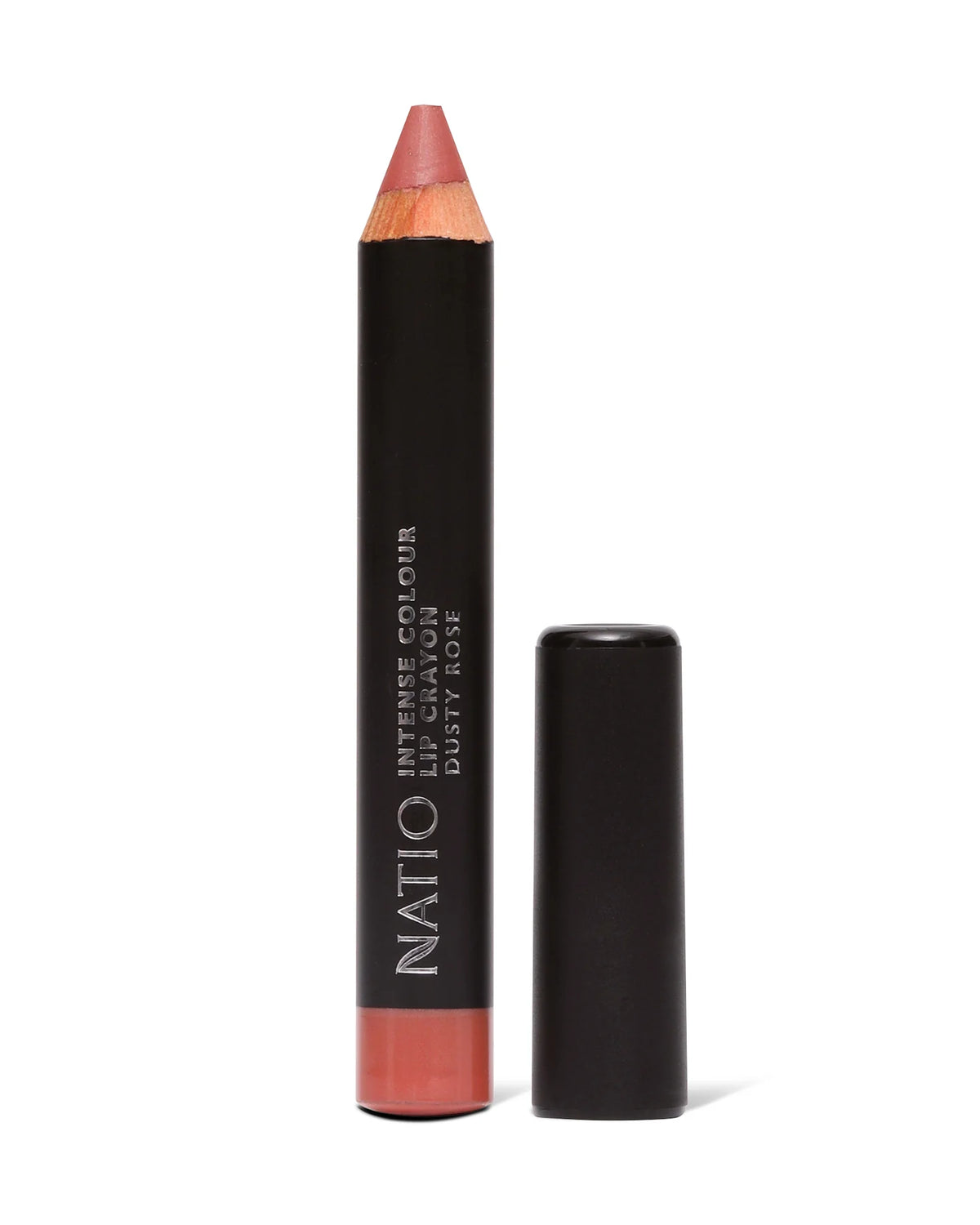 Image of natio lip crayon dusty rose colour