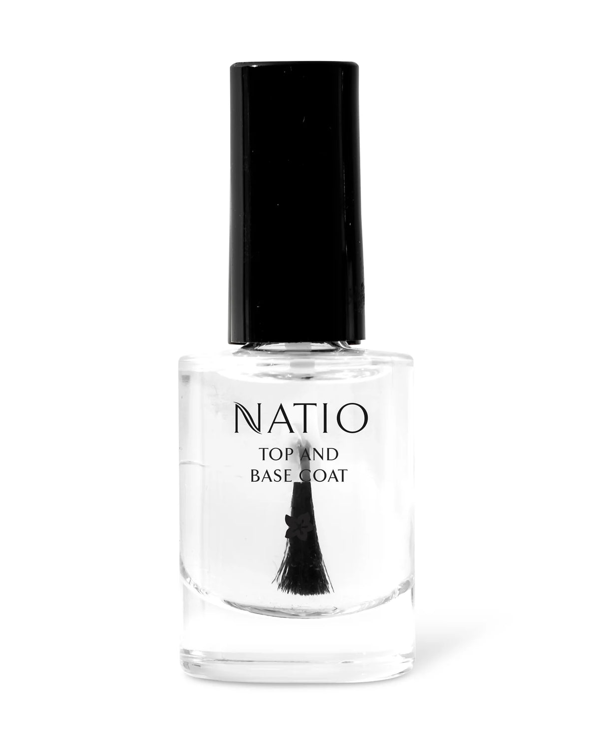 Image of natio top and base coat nail colour
