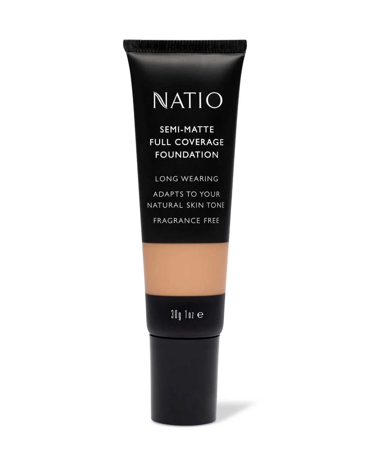 Image of natio semi matt foundation hazelnut colour