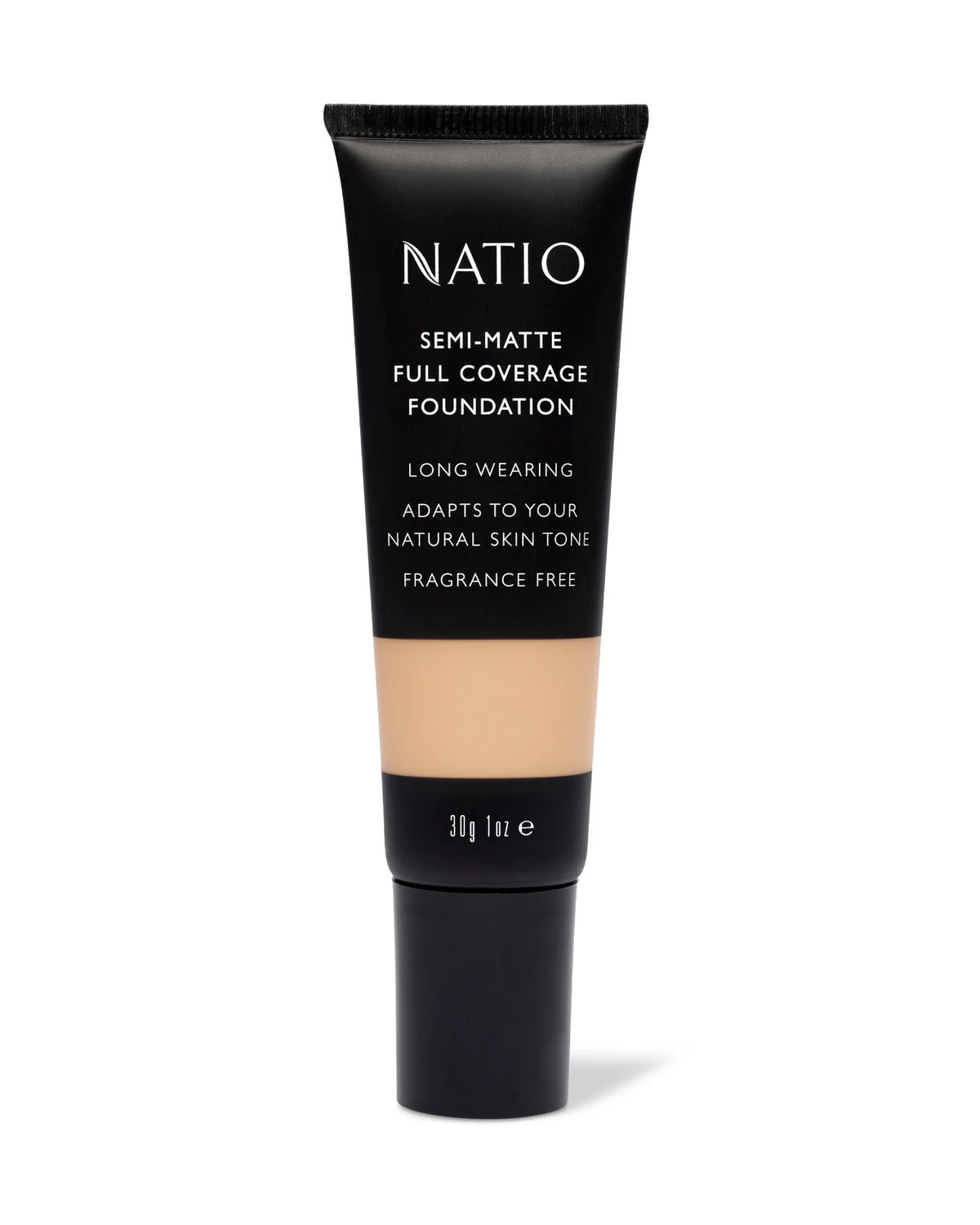 Image of natio semi matt foundation nutmeg colour