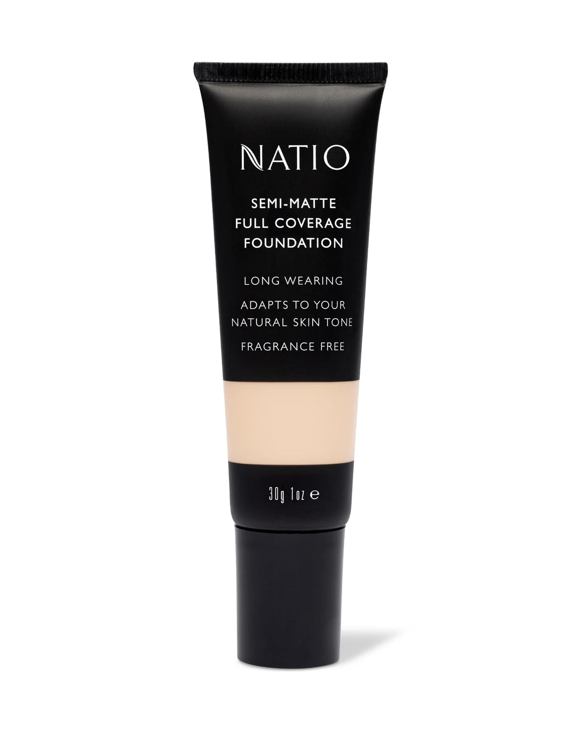 Image of natio semi matt foundation shell colour