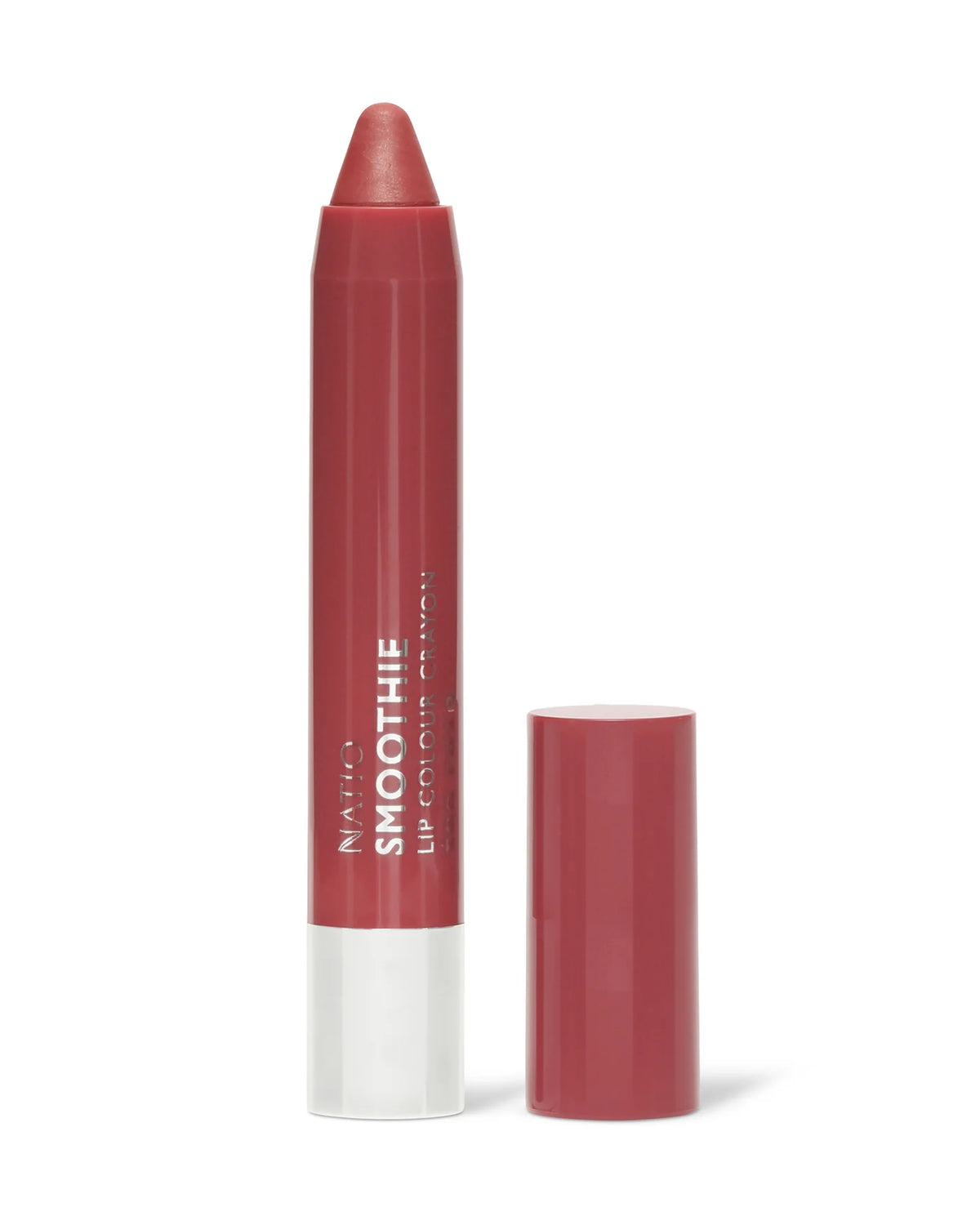 Image of natio lip crayon in tea rose colour