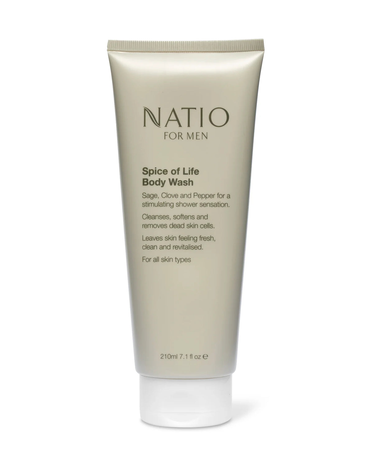 Image of natio for men spice of life body wash